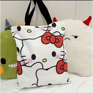 Hello Kitty Canvas Tote Bag